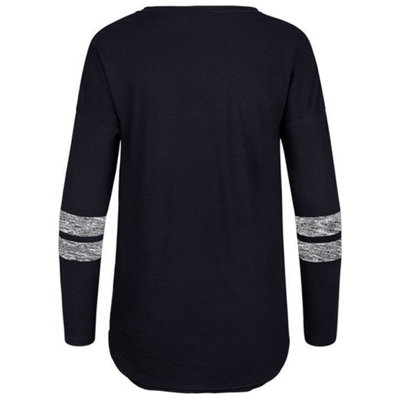 NWOT Women's Detroit Tigers Long Sleeve V-neck Tee - Picture 2 of 11